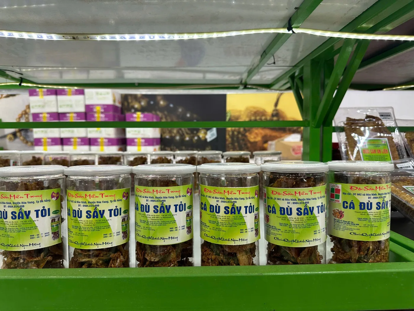 Cá đù sấy tỏi tại Quốc Bảo