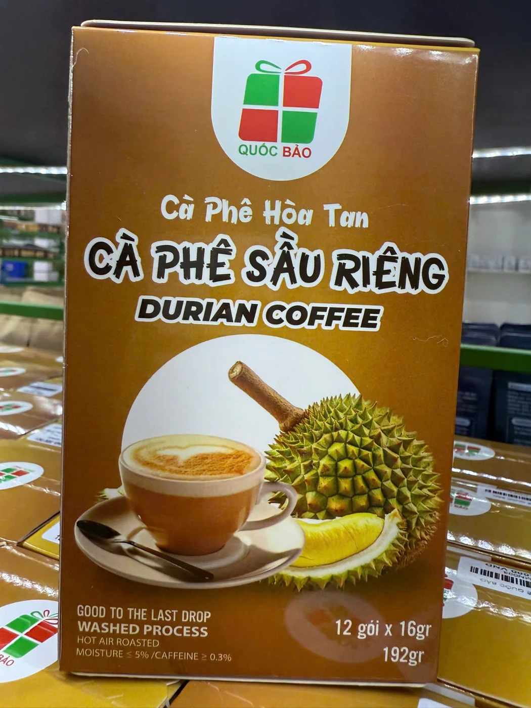 Cà phê sầu riêng Quốc Bảo