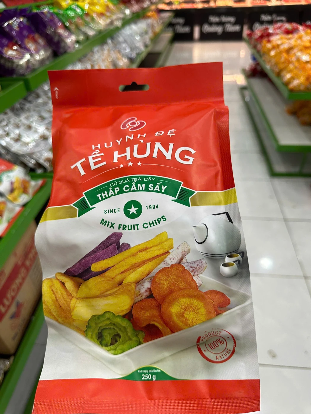 Thập cẩm sấy mix fruit chips tại Quốc Bảo